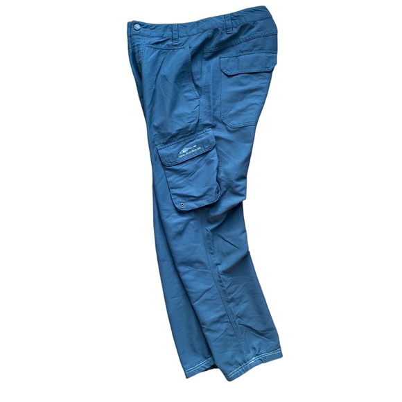 Grundens Breakwater Utility Pants 32 R Gray Cargo Fishing Lightweight SPF 50 - Picture 6 of 12